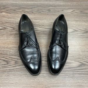 1950’s Nunn Bush Black Wingtip Oxfords 10.5 C